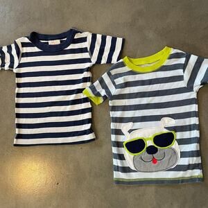 Hanna Andersson Carters Cotton stripe Tee boys size 3T bundle